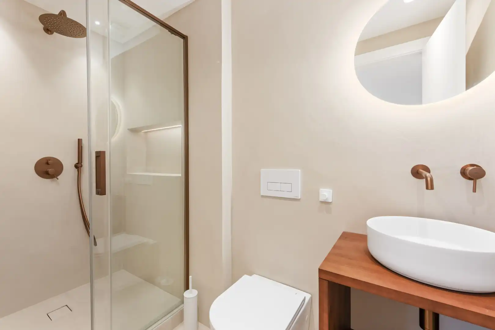 Baño de Ático en venta en Manilva con Aire acondicionado, Terraza y Piscina