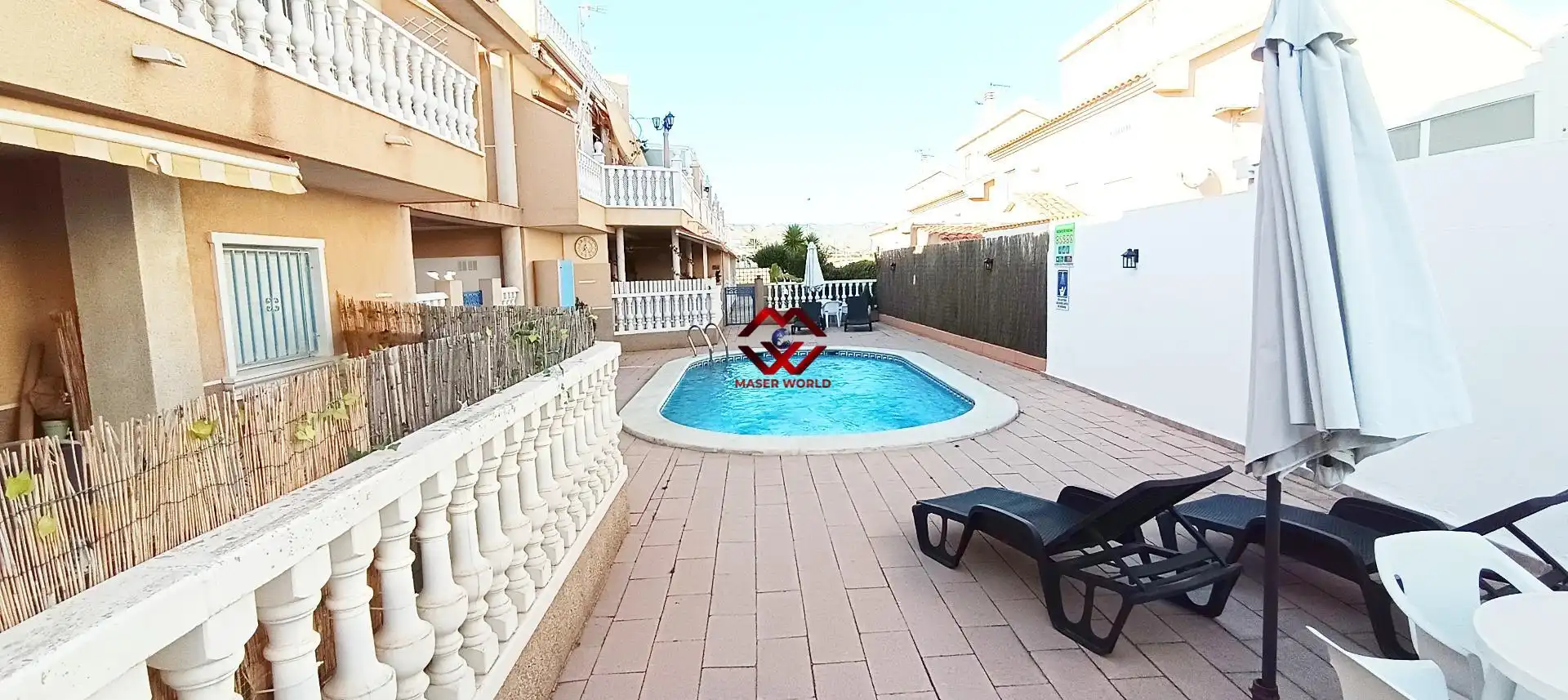 Piscina de Planta baja en venta en Mazarrón con Jardín privado, Terraza y Trastero