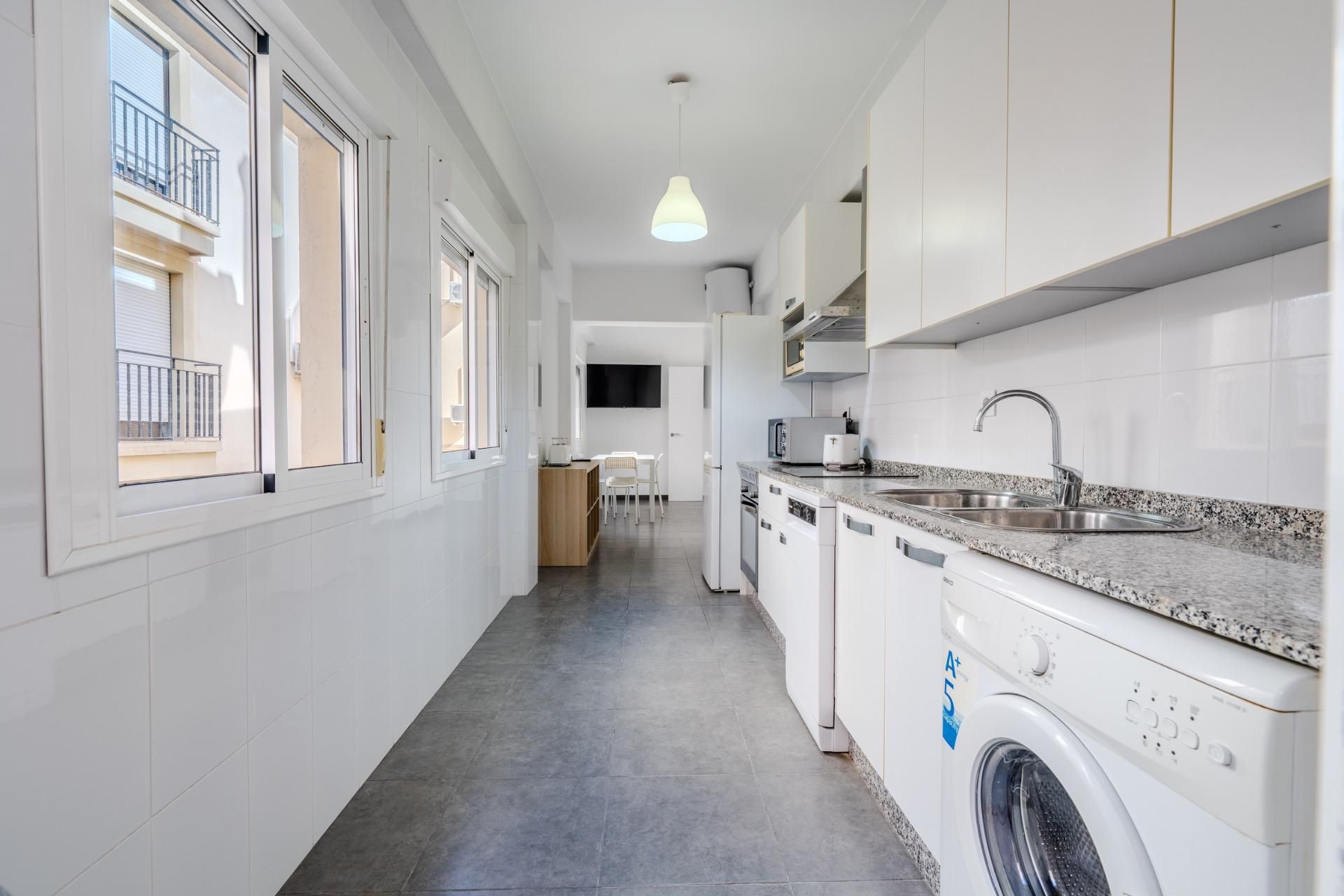 Cocina de Piso de alquiler en  Almería Capital con Aire acondicionado y Calefacción
