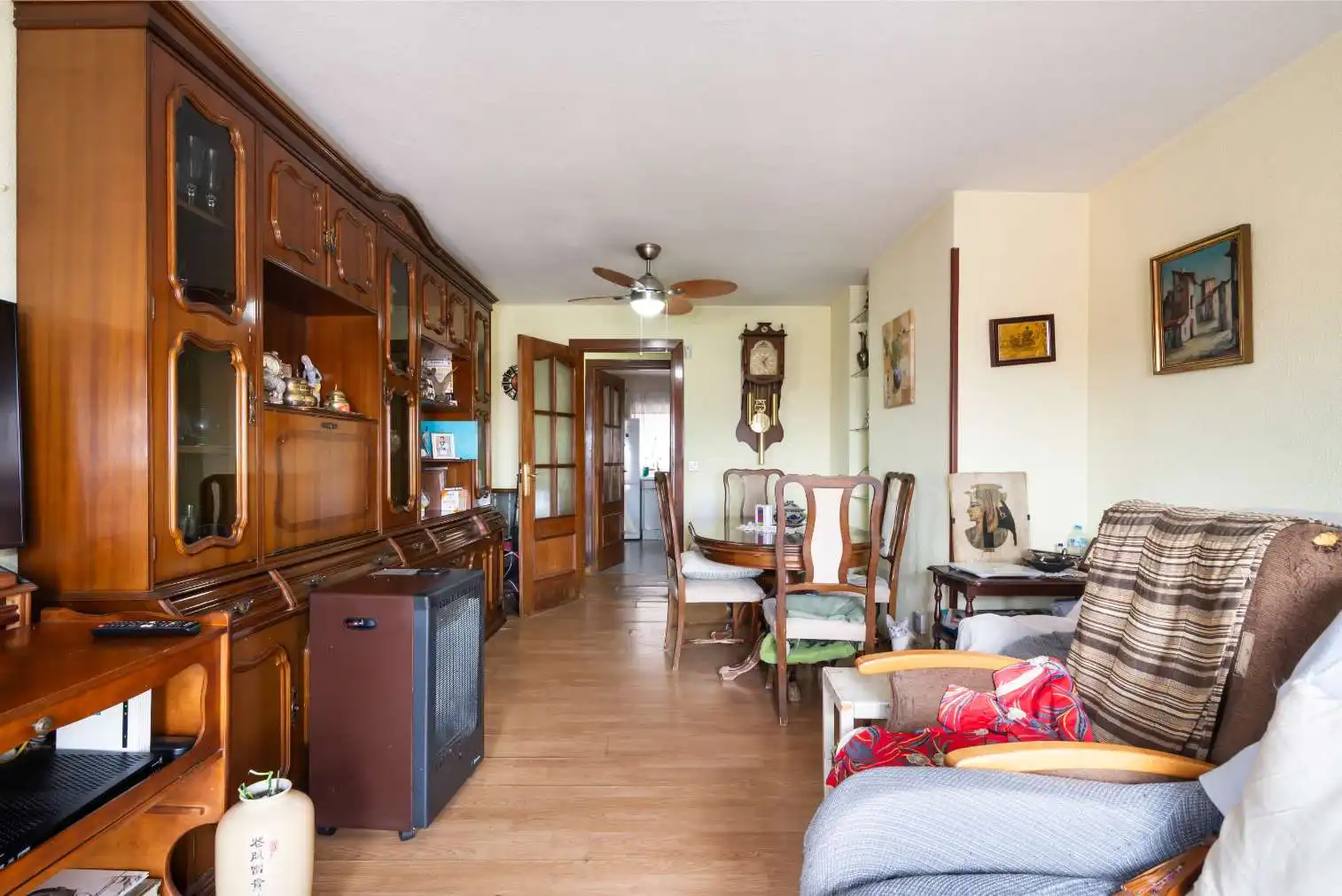 Sala de estar de Piso en venta en Madrid con Terraza y Amueblado