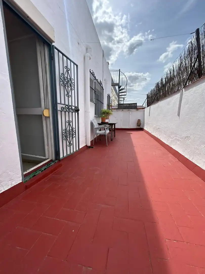 Terrace of Attic for rent in Sevilla  with Air Conditioner, Heating and Terrace