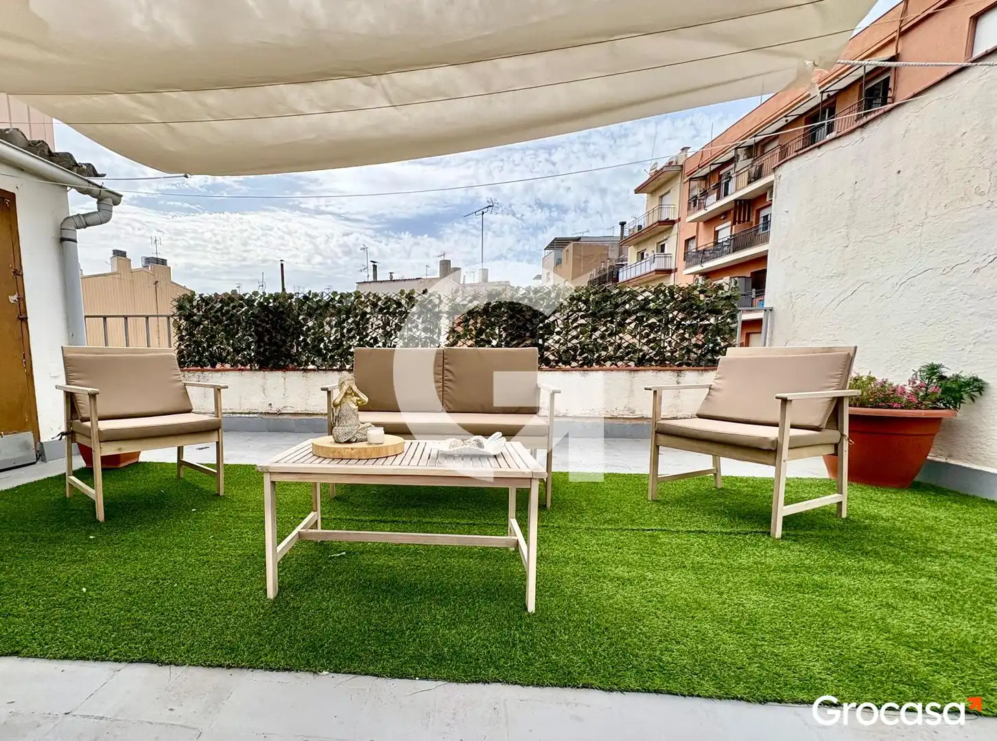 Terrasse von Wohnung zum Verkauf in Mataró mit Klimaanlage, Heizung und Terrasse