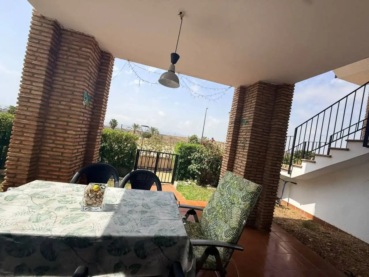 Terraza de Piso de alquiler en Vera con Aire acondicionado, Terraza y Piscina comunitaria
