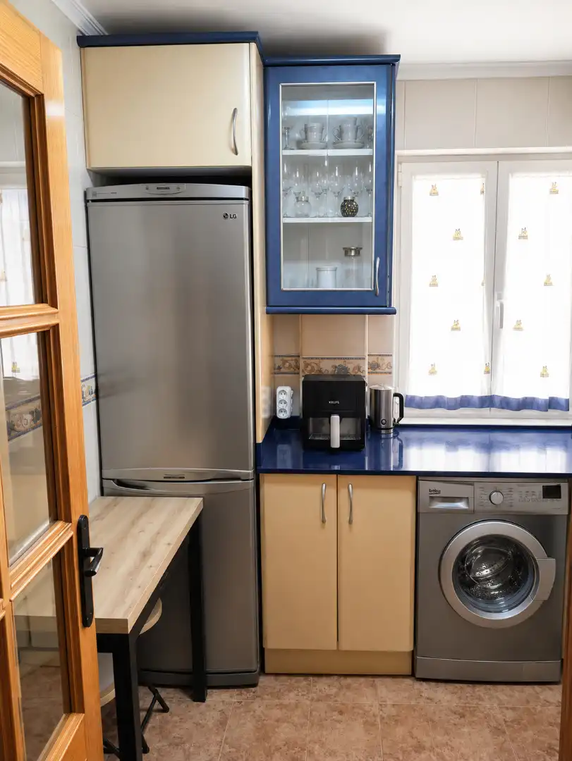 Cocina de Piso de alquiler en Santander con Amueblado y Horno