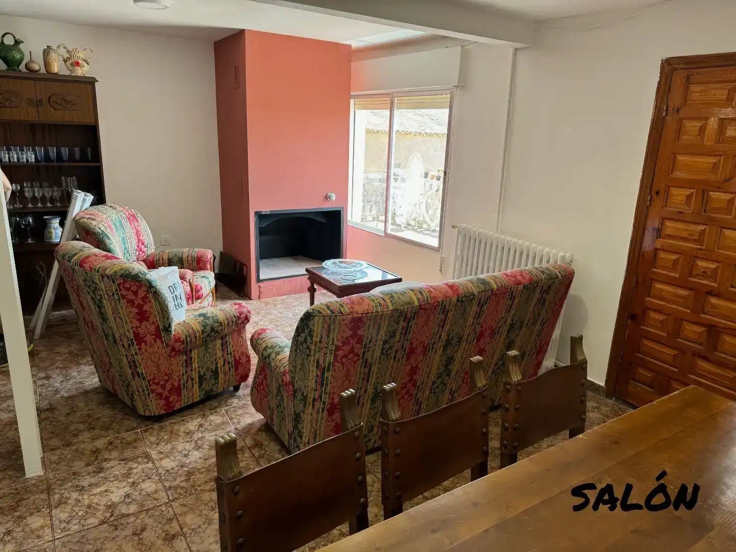 Sala de estar de Casa o chalet en venta en Sanzoles con Jardín privado, Parquet y Piscina