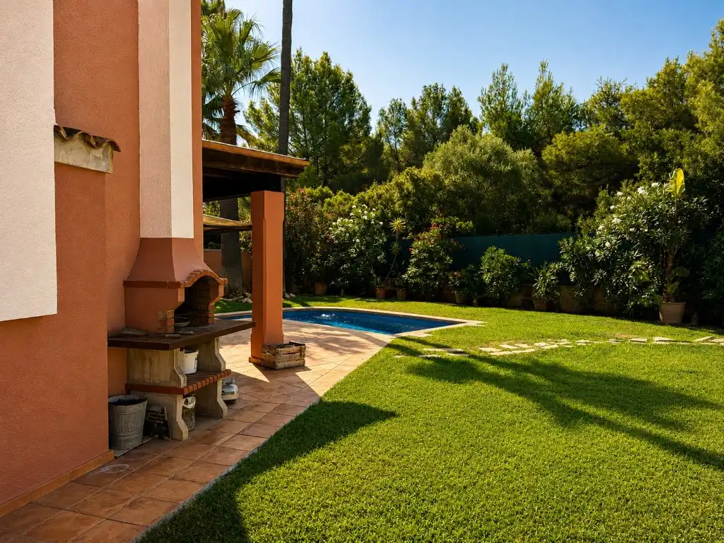Jardí de Casa o xalet en venda en Calvià amb Aire condicionat, Jardí privat i Terrassa