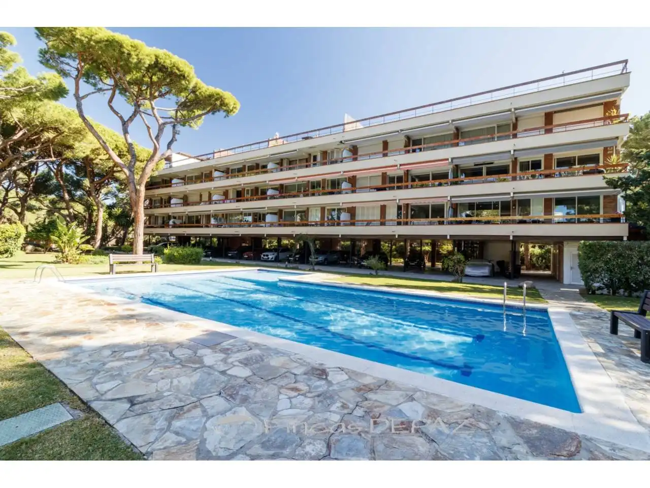 Swimming pool of Attic for sale in Gavà  with Air Conditioner, Heating and Parquet flooring