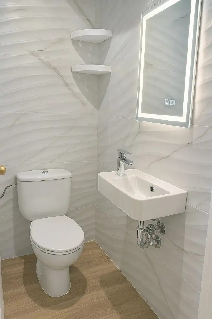 Bany de Apartament de lloguer en Peñíscola / Peníscola amb Aire condicionat, Calefacció i Terrassa