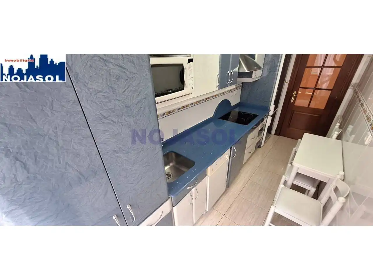 Cocina de Apartamento de alquiler en Noja con Calefacción, Terraza y Amueblado