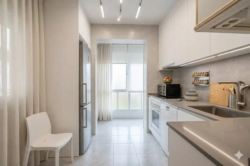 Kitchen of Flat for sale in Madrid  with Heating