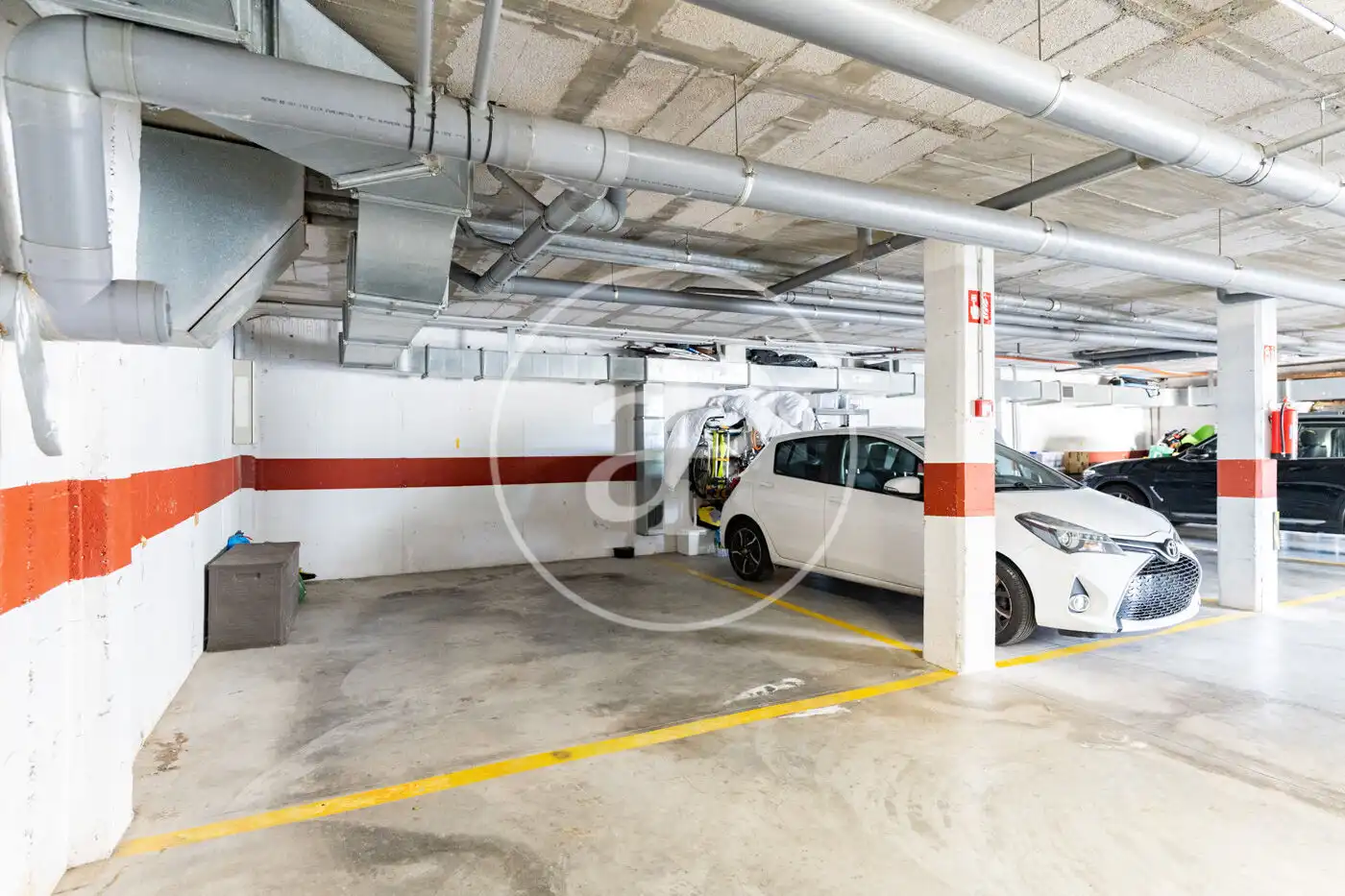 Parking of Flat for rent in  Palma de Mallorca  with Air Conditioner, Heating and Private garden