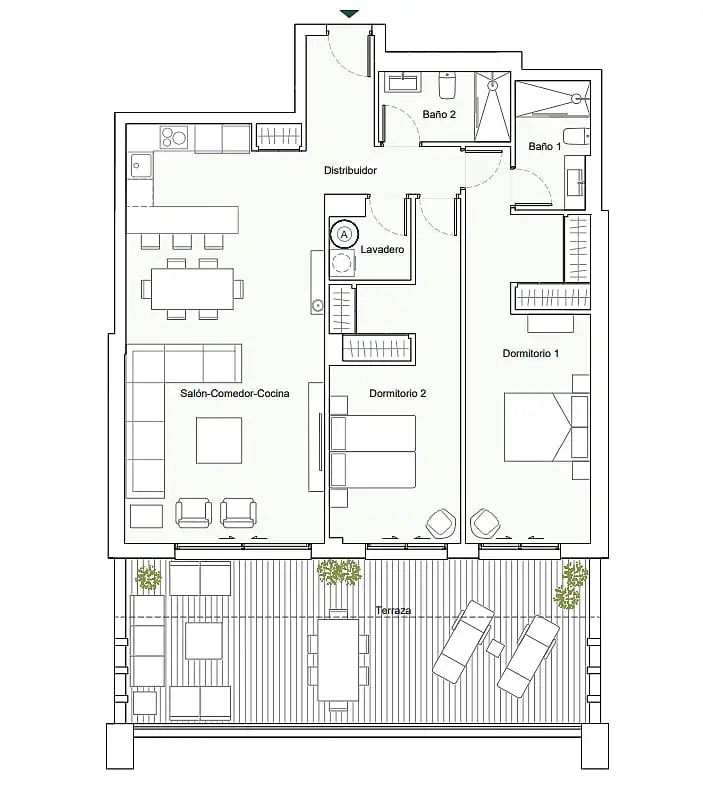 Apartament amb ascensor en venda a Estepona Pueblo, imagen 22