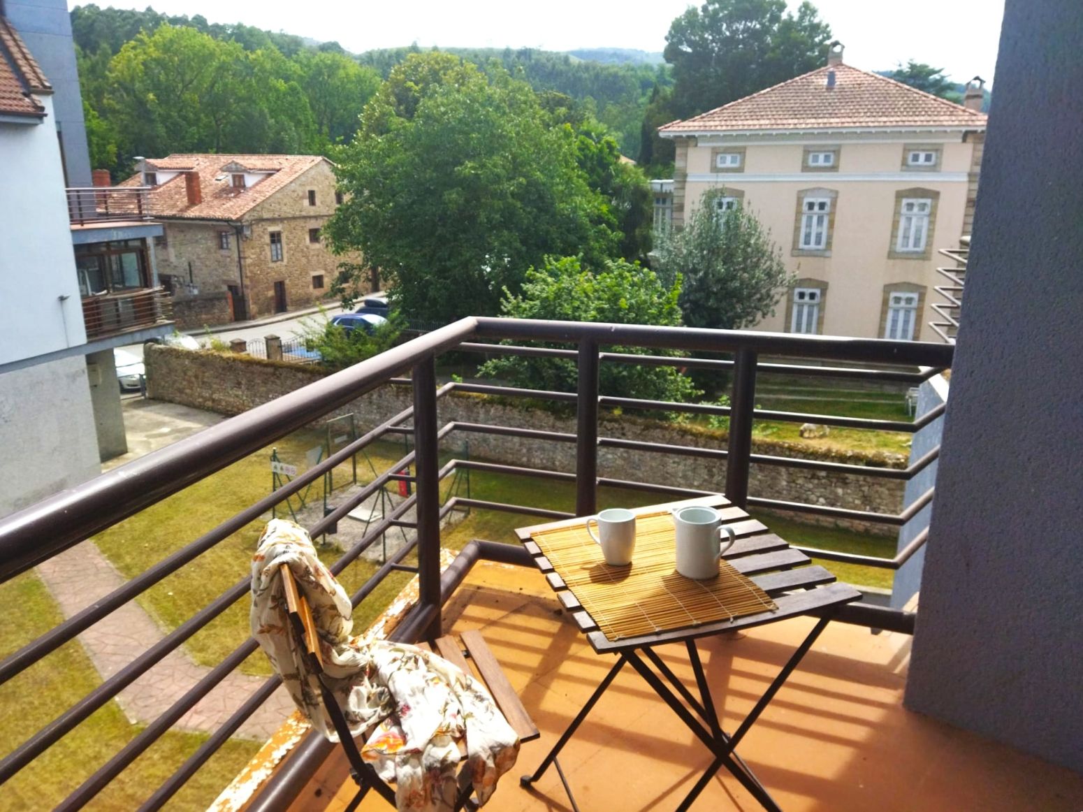 Balcony of Flat for sale in Arenas de Iguña  with Heating, Parquet flooring and Storage room