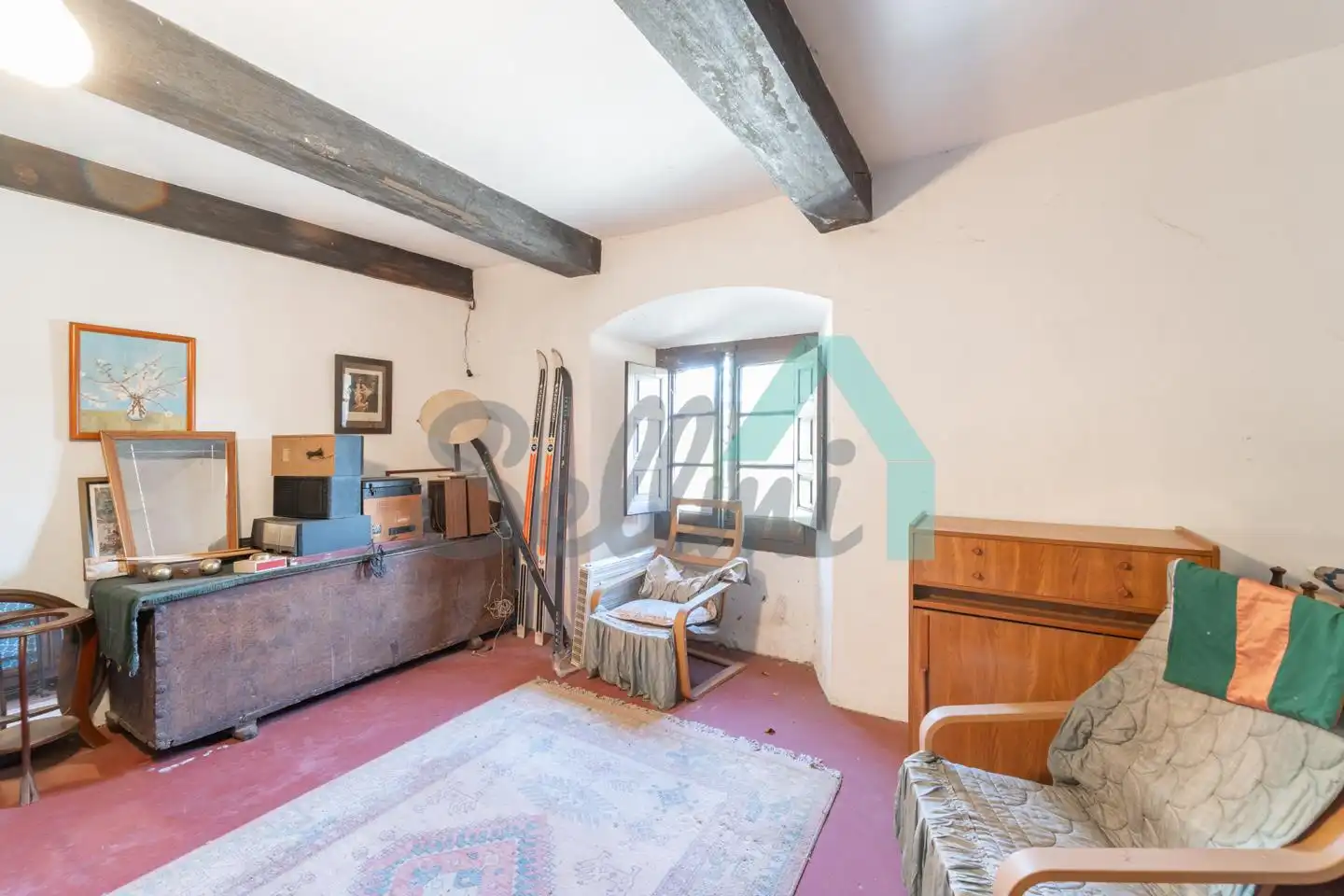 Sala de estar de Casa o chalet en venta en Oviedo  con Jardín privado y Balcón