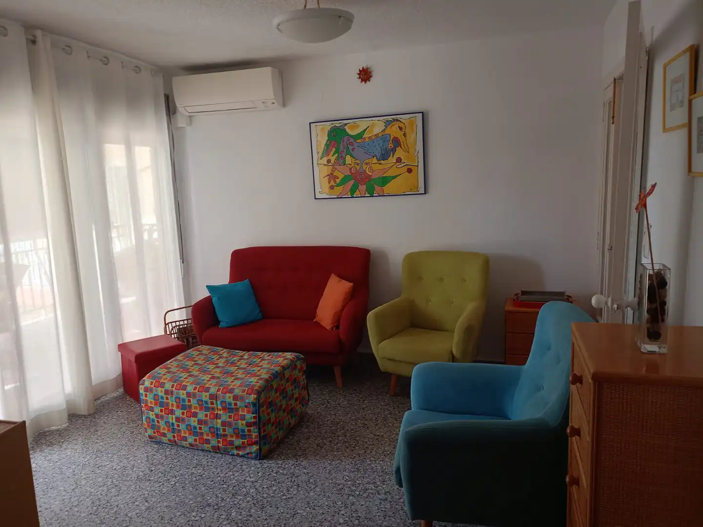 Wohnzimmer von Wohnung zum Verkauf in Gandia mit Klimaanlage, Terrasse und Möbliert