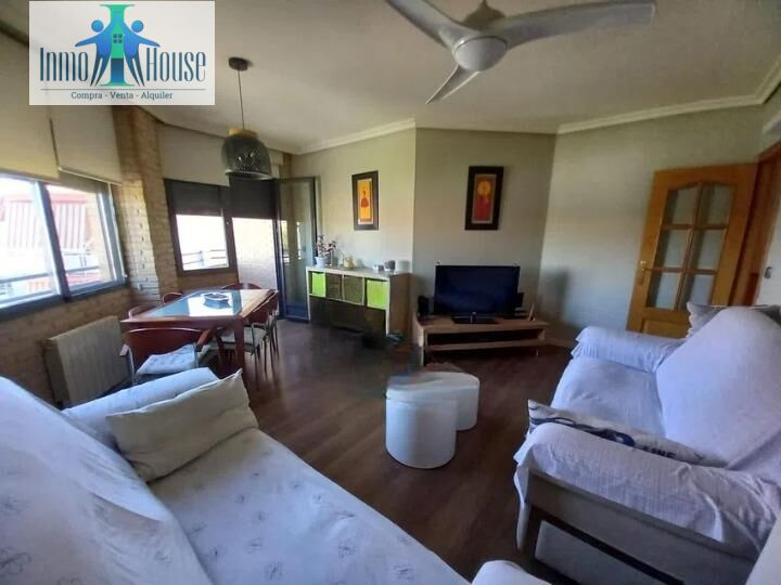Living room of Flat for sale in  Albacete Capital  with Heating, Terrace and Storage room