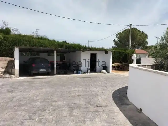 Exterior view of Flat for sale in Cheste  with Air Conditioner, Private garden and Swimming Pool