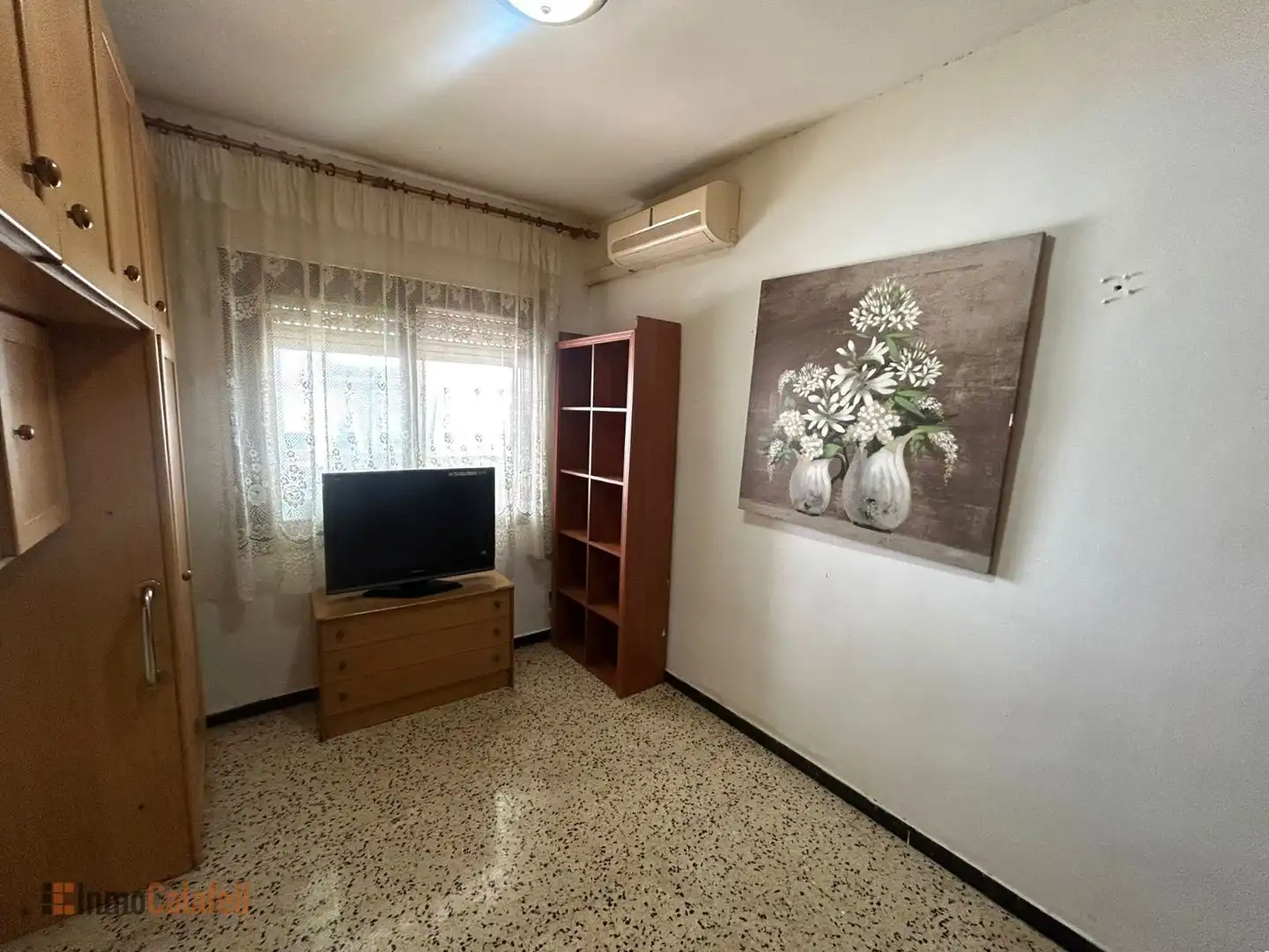 Living room of Flat for sale in Calafell  with Air Conditioner, Terrace and Furnished