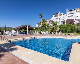 Swimming pool of Attic for sale in Marbella  with Air Conditioner, Terrace and Swimming Pool