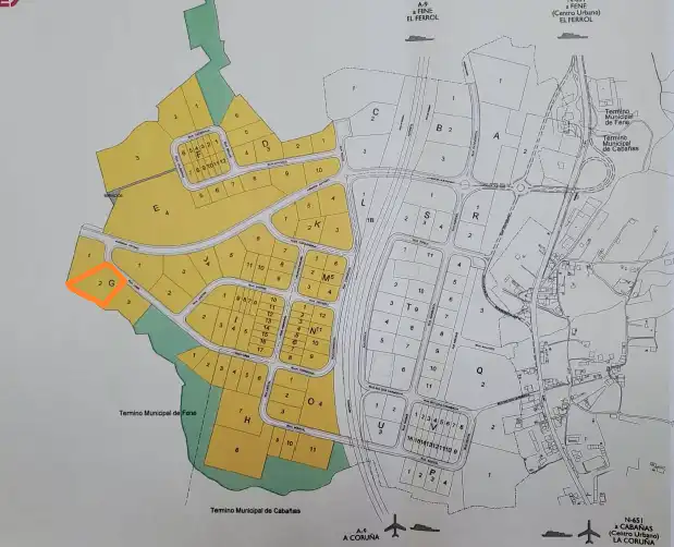 Terreny industrial en venda en Fene