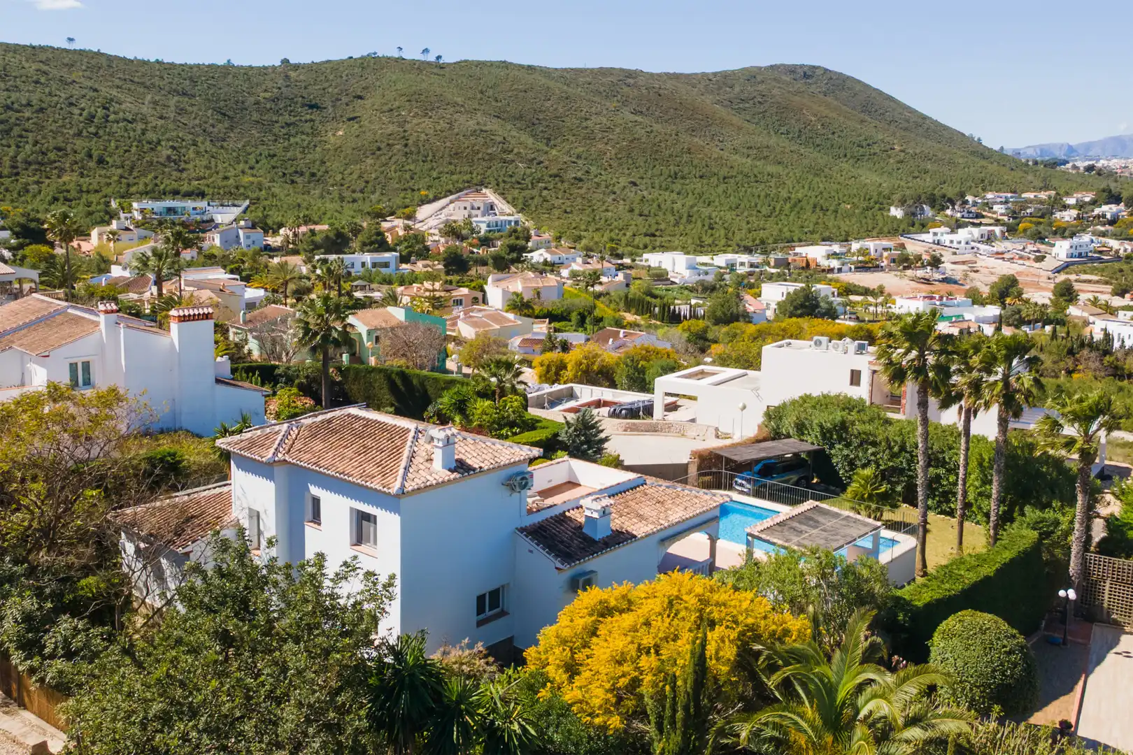 Exterior view of Houses for sale in Jávea / Xàbia  with Air Conditioner, Heating and Private garden