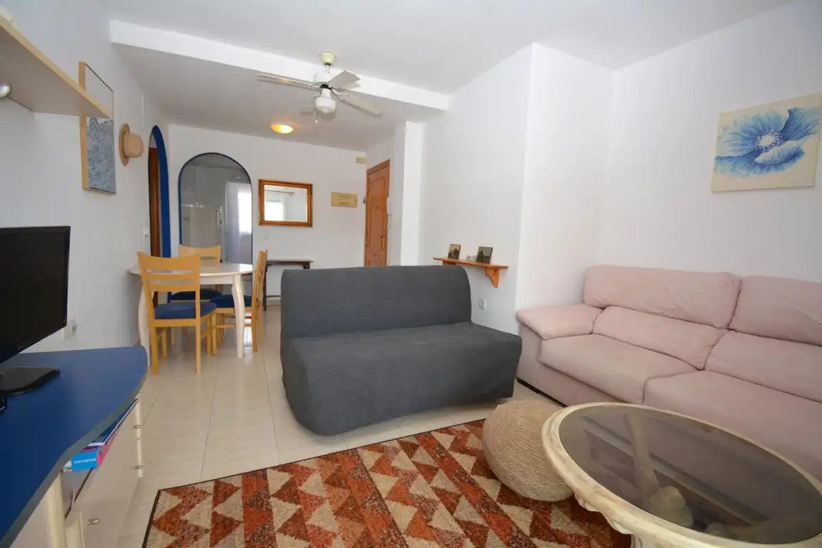 Sala d'estar de Apartament en venda en Dénia amb Terrassa, Forn i Alarma