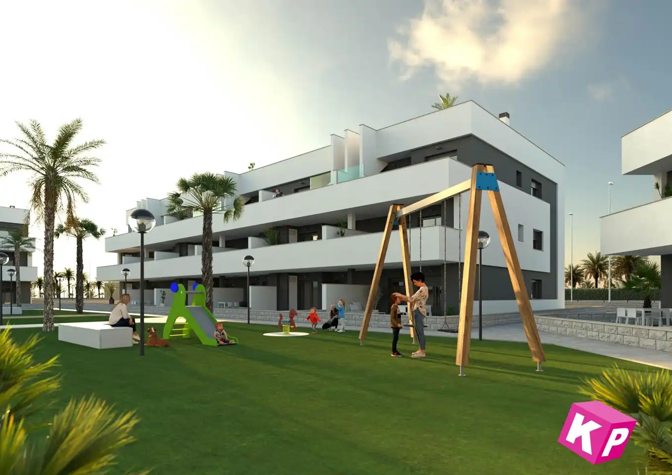 Vista exterior de Piso en venta en Guardamar del Segura con Aire acondicionado, Jardín privado y Terraza