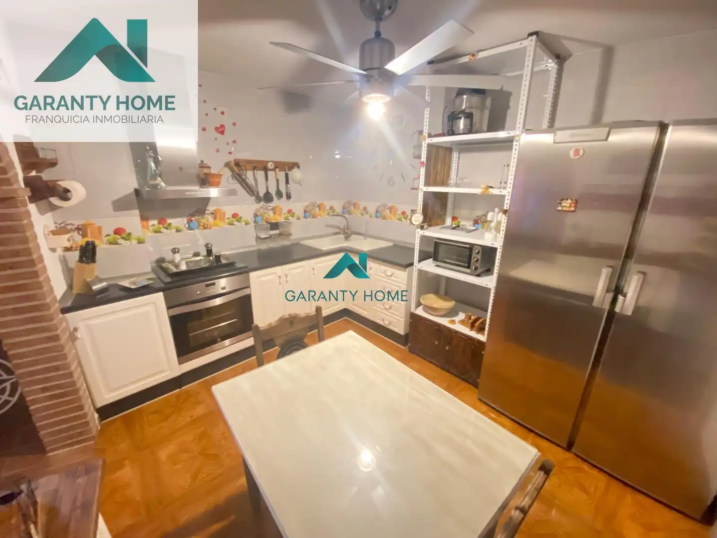 Cocina de Casa adosada en venta en Villardompardo con Aire acondicionado, Jardín privado y Terraza