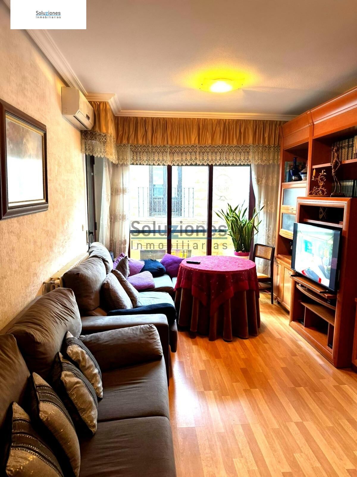 Living room of Apartment for sale in  Albacete Capital  with Air Conditioner, Heating and Balcony