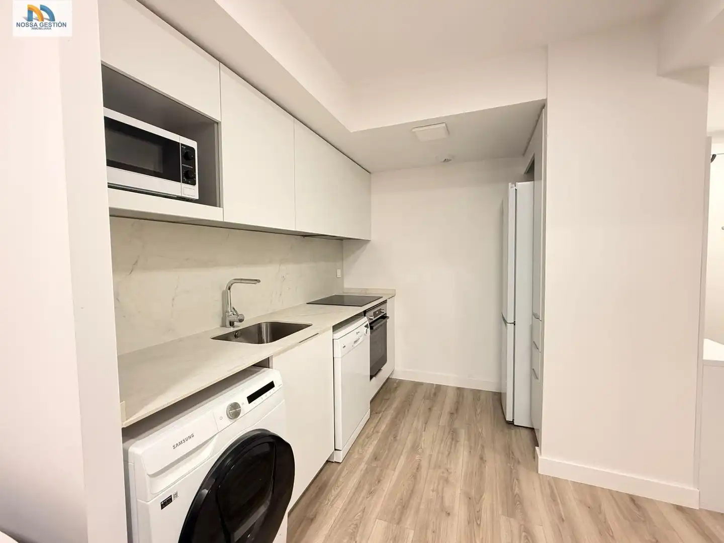 Cocina de Apartamento en venta en Valencia con Aire acondicionado, Jardín privado y Terraza