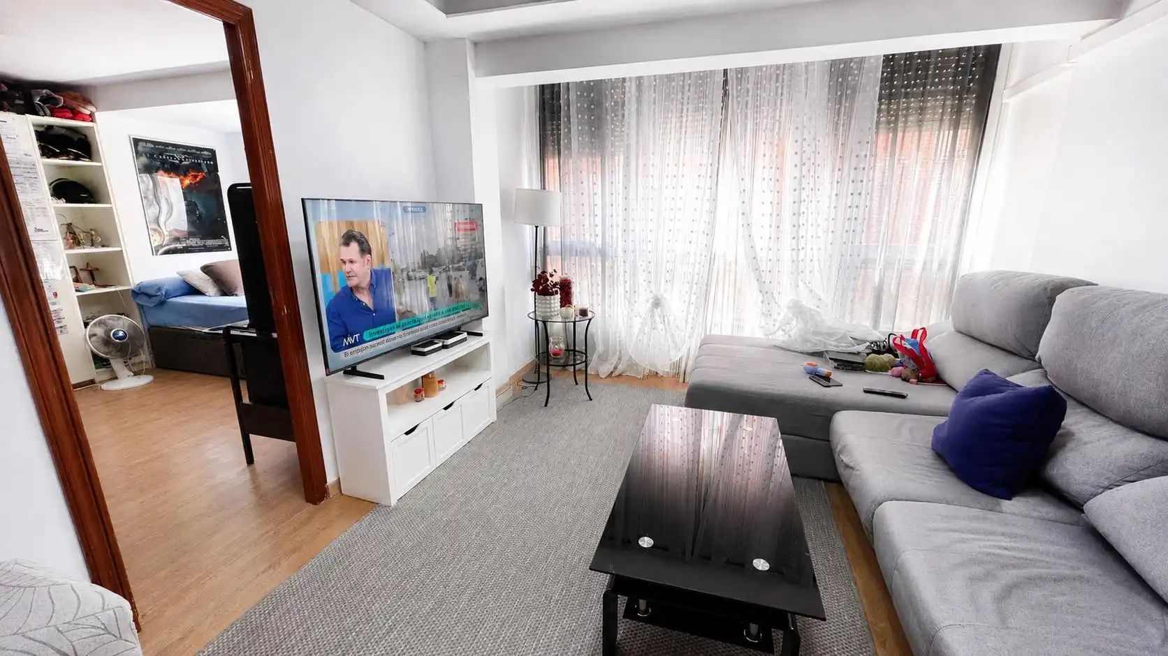 Sala de estar de Piso en venta en Valencia con Aire acondicionado y Parquet
