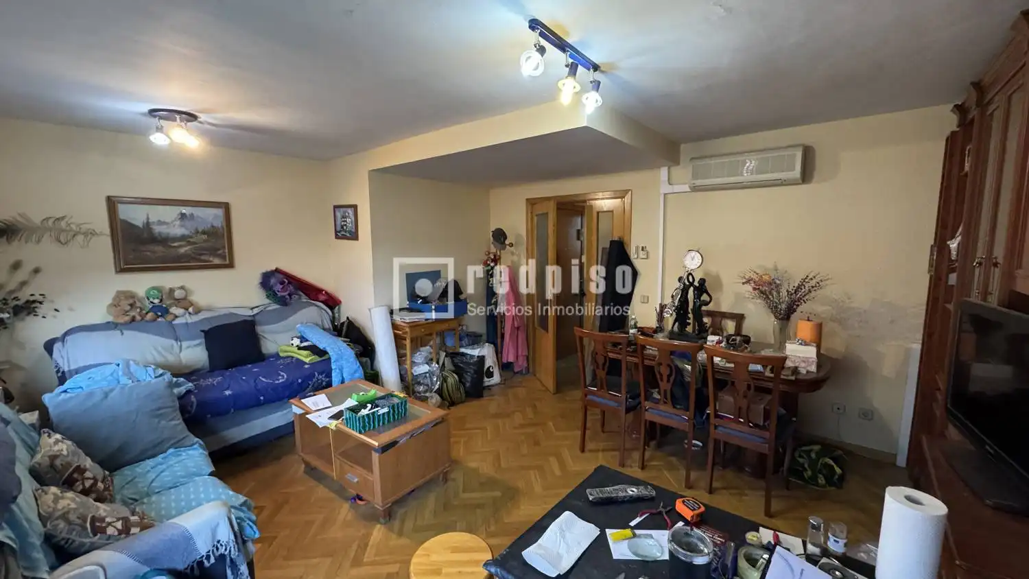 Sala d'estar de Pis en venda en Madrid amb Calefacció, Jardí privat i Parquet