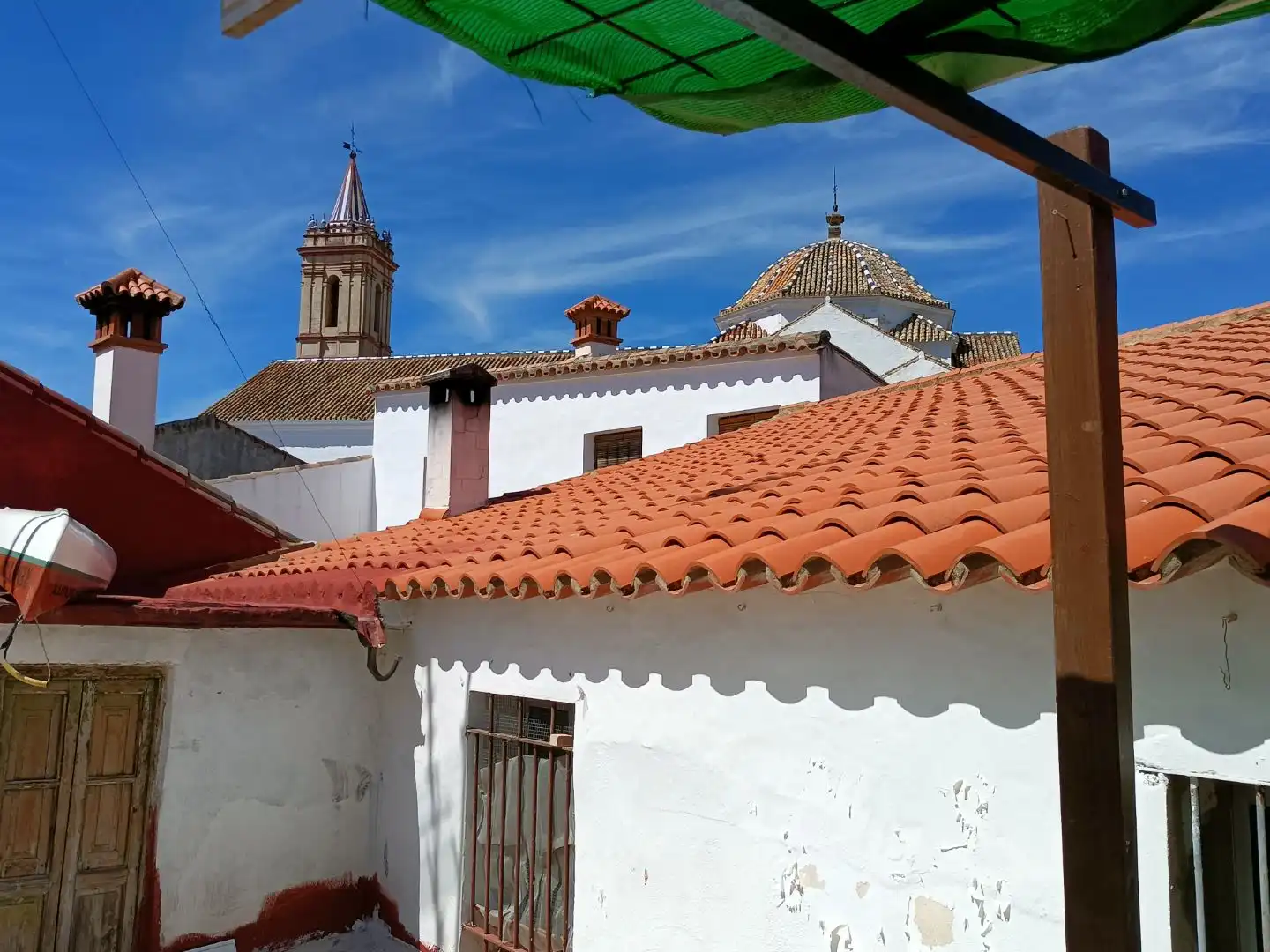 Vista exterior de Casa o chalet en venta en Campofrío con Calefacción, Jardín privado y Terraza