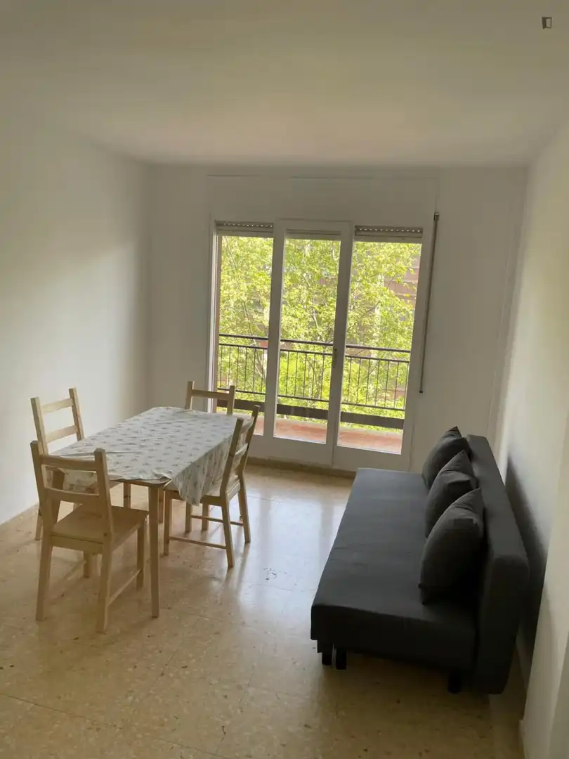 Terrasse von Wohnungen zur untervermieten in Barcelona mit Möbliert, Ofen und Waschmaschine