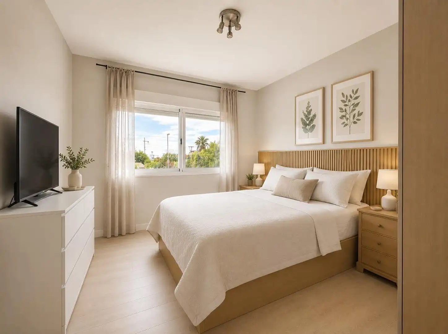 Bedroom of Flat for sale in El Campello  with Air Conditioner, Heating and Private garden