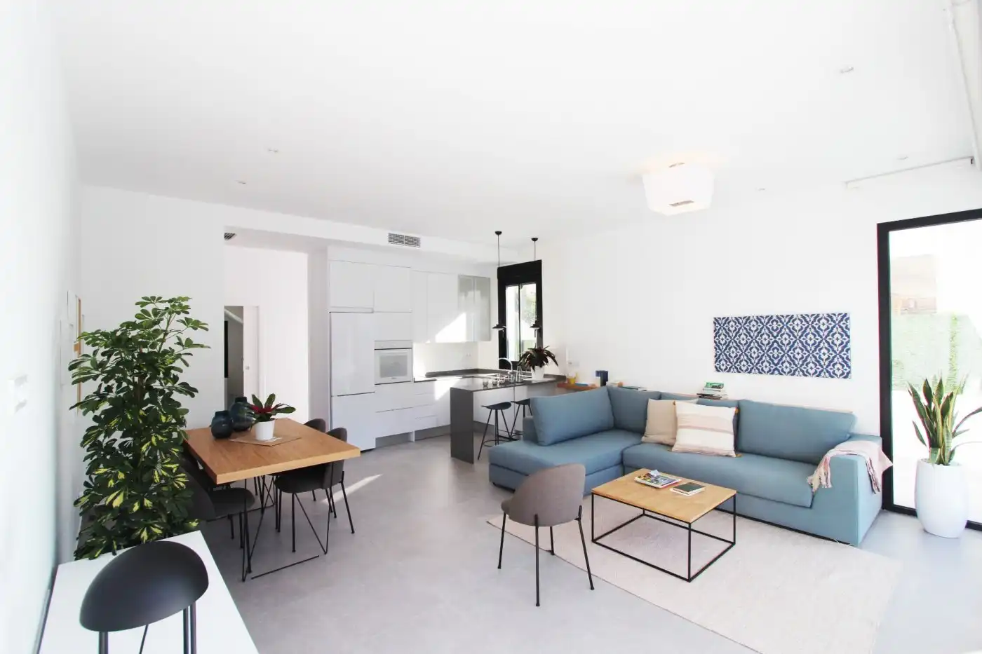 Sala de estar de Casa o chalet en venta en Pilar de la Horadada con Aire acondicionado, Calefacción y Jardín privado