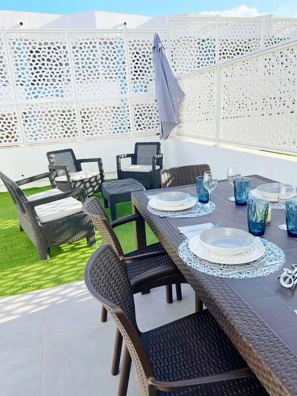 Terraza de Casa adosada en venta en San Miguel de Abona con Aire acondicionado, Jardín privado y Terraza