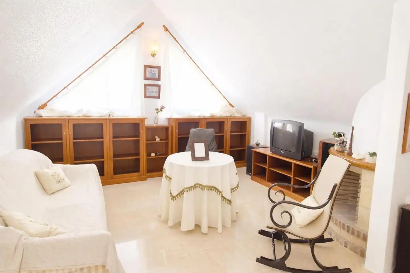 Sala de estar de Casa o chalet en venta en Elche / Elx con Terraza, Trastero y Balcón