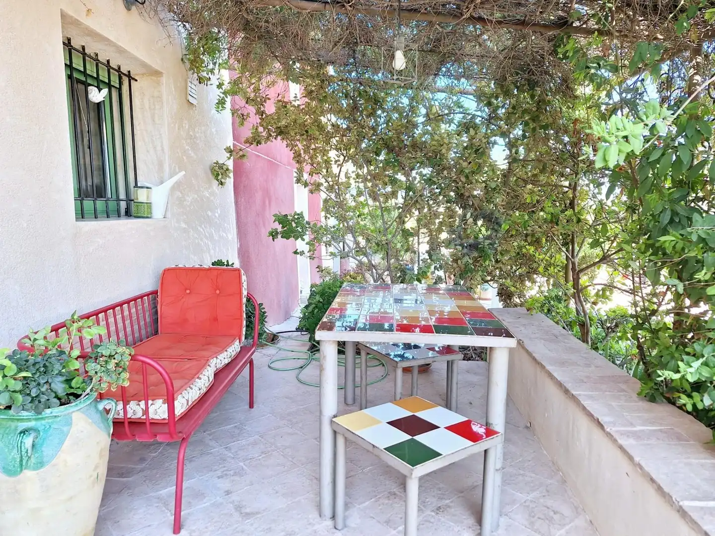 Jardín de Casa adosada en venta en El Pinós / Pinoso con Aire acondicionado, Calefacción y Terraza