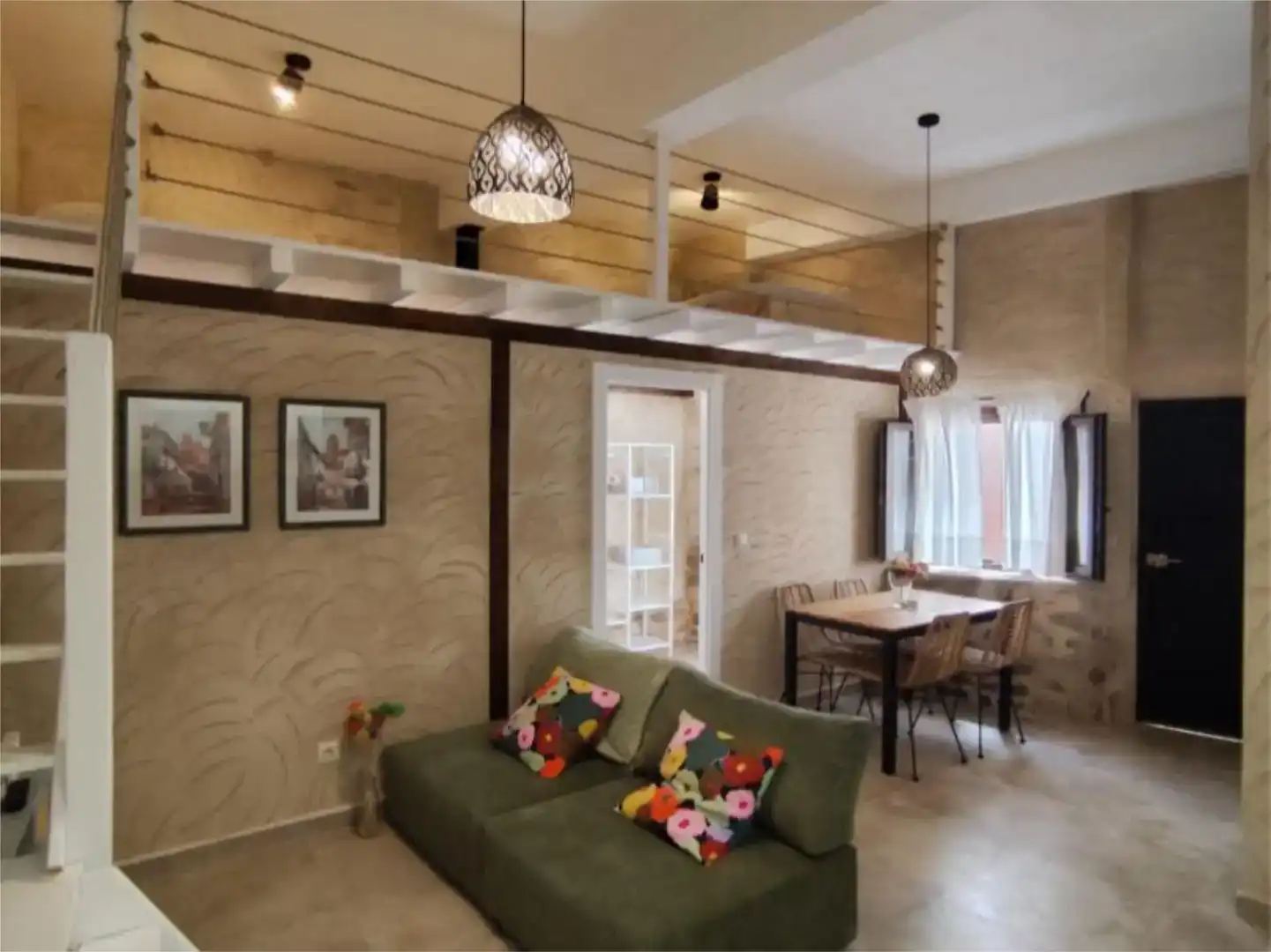 Sala d'estar de Apartament de lloguer en Maleján amb Moblat