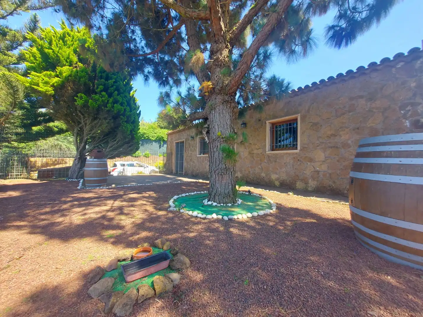 Vista exterior de Casa o xalet en venda en Tacoronte amb Jardí privat, Parquet i Terrassa