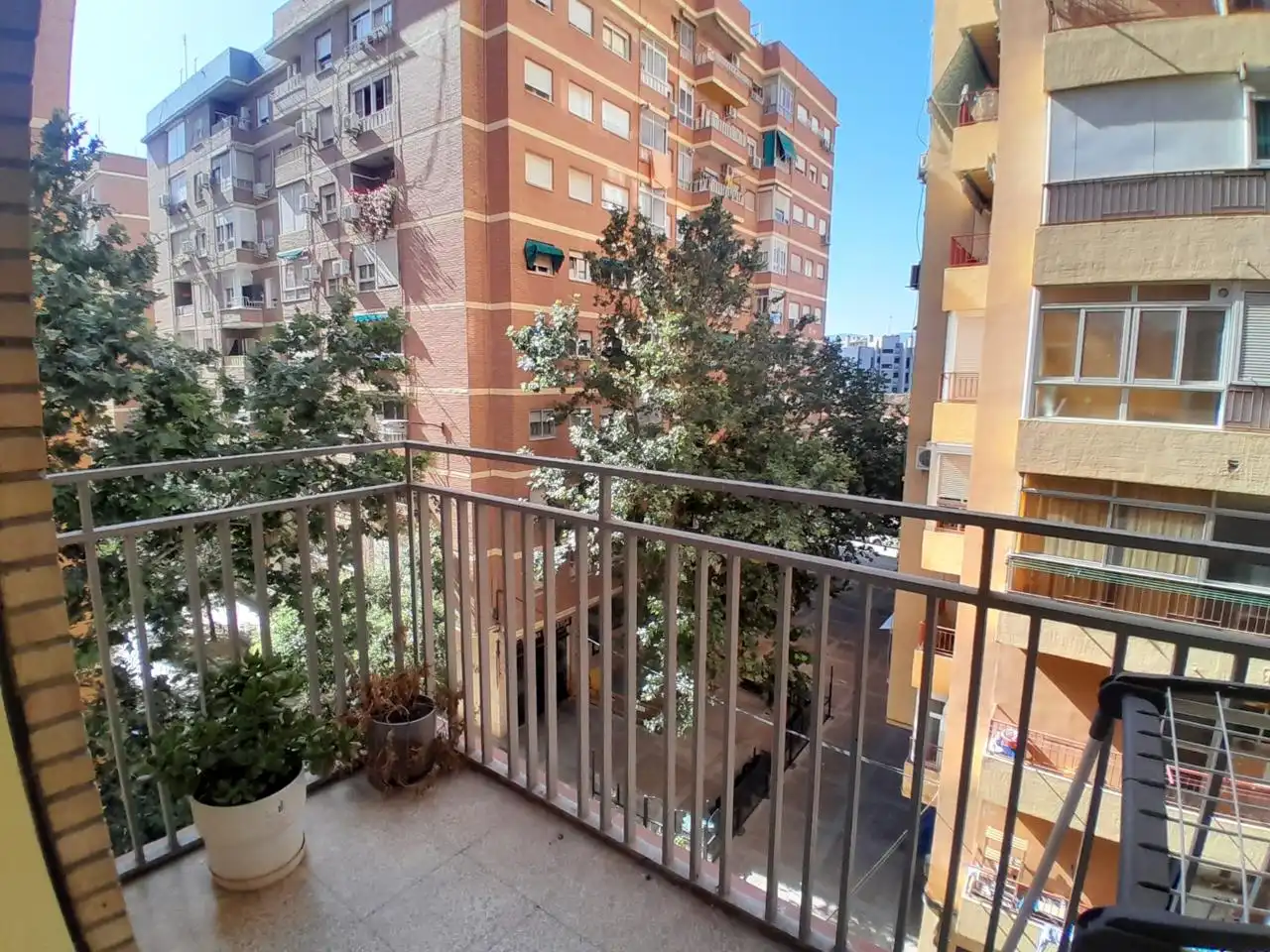 Balcony of Flat for rent in Granada  with Terrace and Furnished