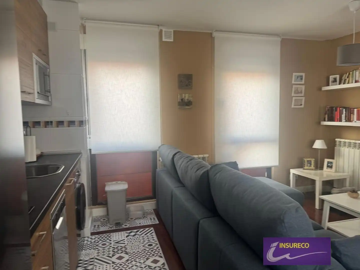 Sala de estar de Apartamento de alquiler en Sariegos con Calefacción, Parquet y Terraza