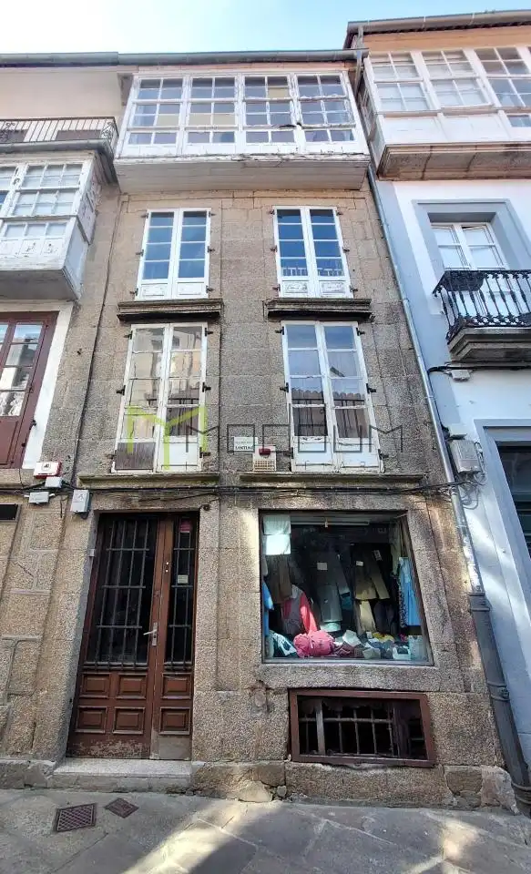 Vista exterior de Casa o chalet en venta en Santiago de Compostela  con Calefacción y Jardín privado