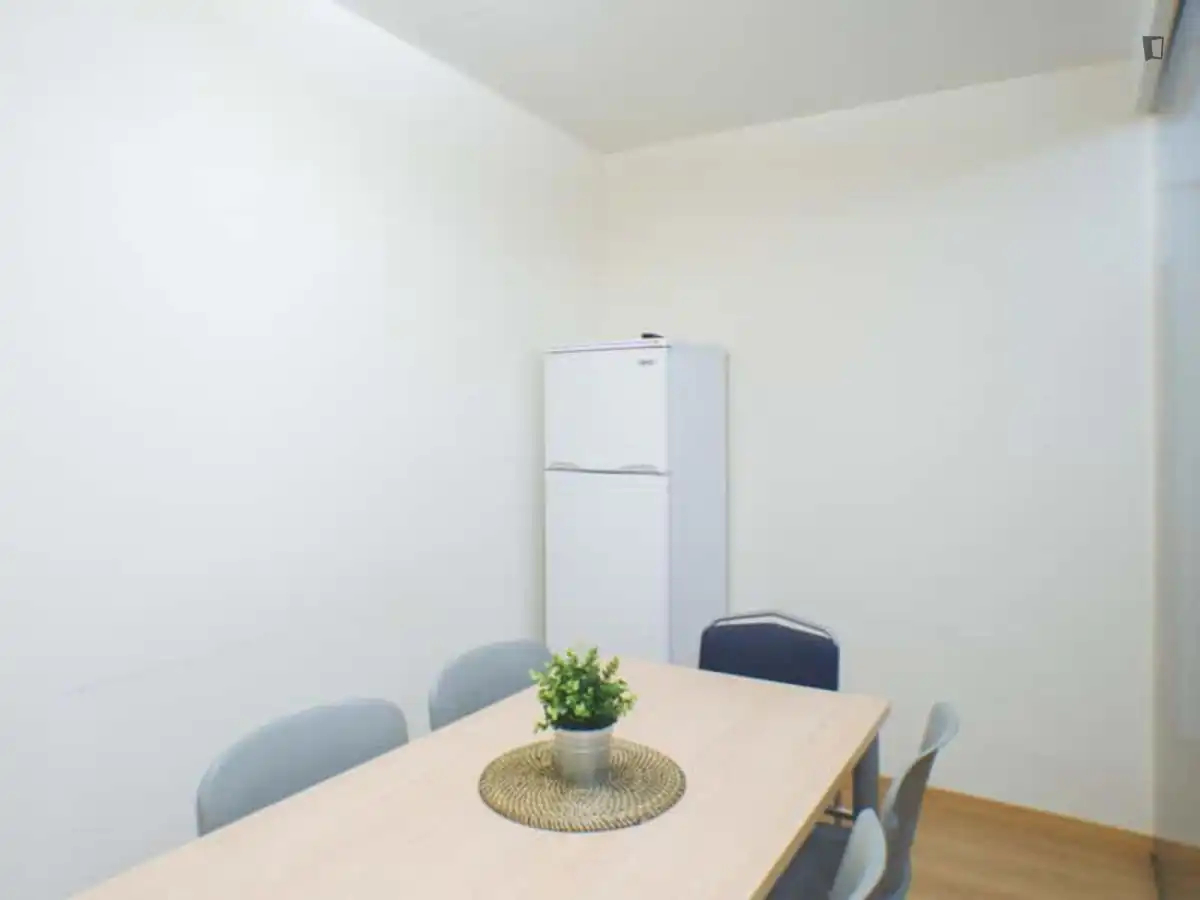 Menjador de Apartament per a compartir en Madrid amb Moblat, Forn i Rentadora