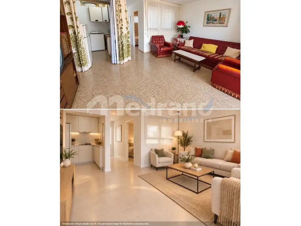 Sala de estar de Apartamento en venta en Benidorm con Terraza, Piscina y Piscina comunitaria