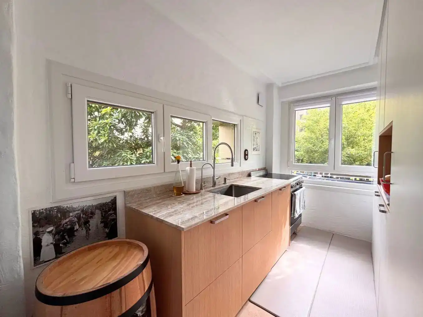 Cocina de Piso en venta en Zarautz con Trastero y Amueblado