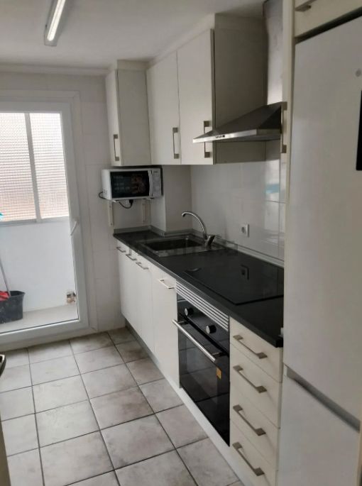 Kitchen of Flat to rent in  Valencia Capital  with Furnished, Oven and Washing machine