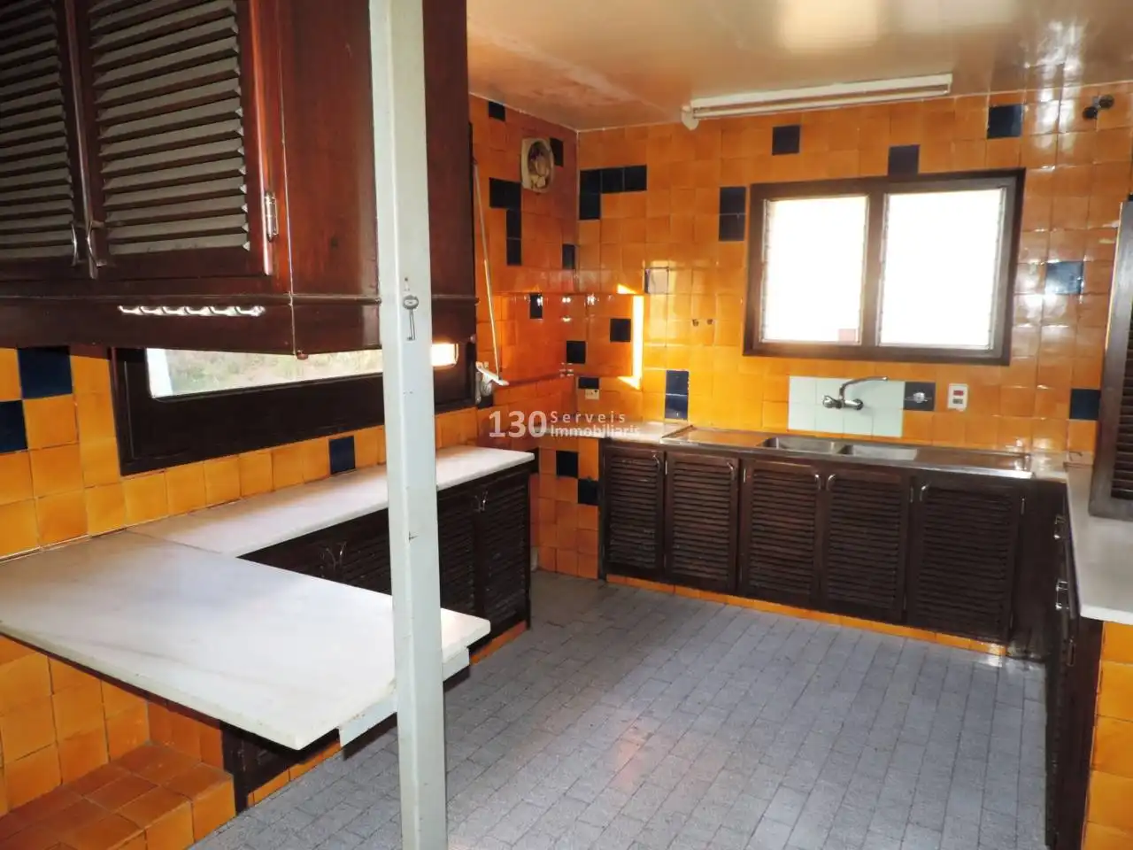 Cuina de Casa o xalet en venda en Calonge i Sant Antoni amb Jardí privat, Terrassa i Piscina