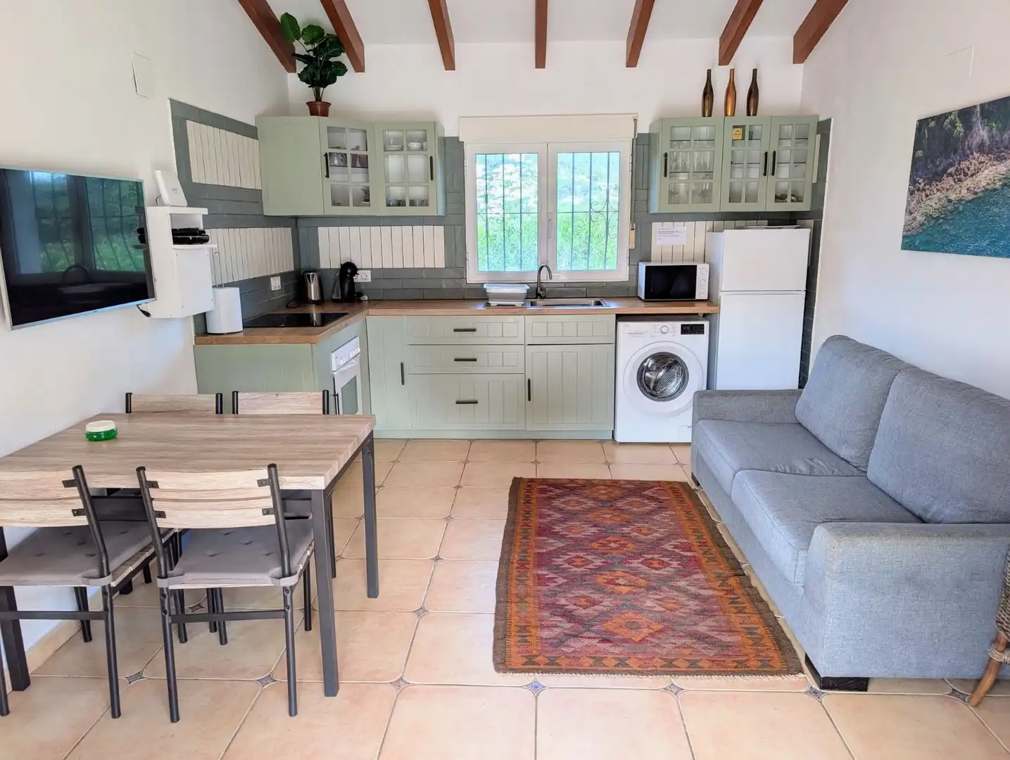 Cocina de Finca rústica en venta en Jávea / Xàbia con Aire acondicionado